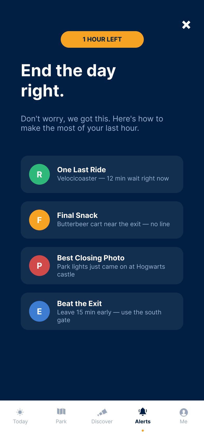 Closing Hour Ritual screen