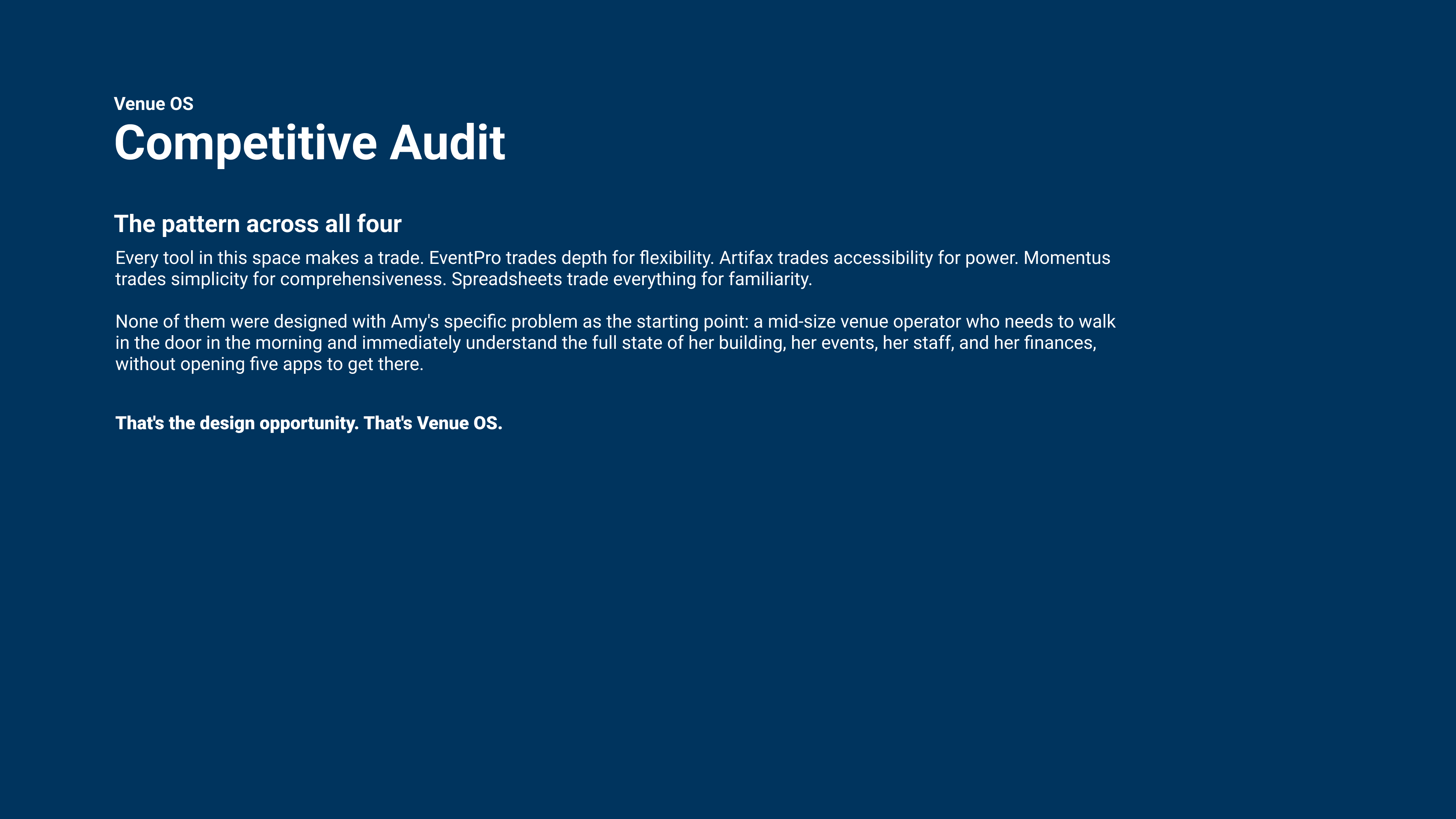 Competitive Audit Pattern